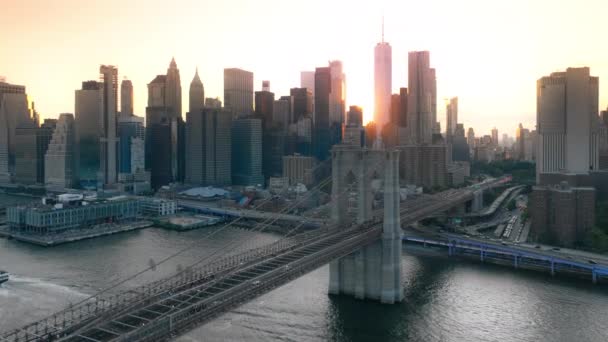 배경을 건축의 뉴욕시 비즈니스 빛에서 비즈니스 사무실 — 비디오