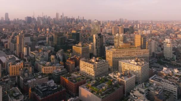 Ciudad Nueva York Destino Viaje América Vistas Panorámicas Bienes Raíces — Vídeo de stock
