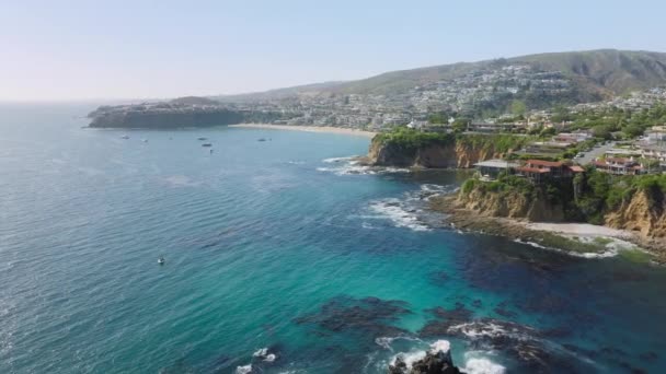 Vue Panoramique Des Résidences Privées Emerald Bay Laguna Beach Orange — Video