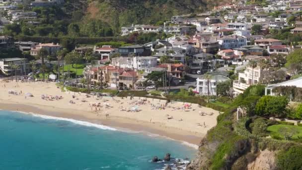 Emerald Bay Private Residence Laguna Beach Orange County California Usa — Stock Video