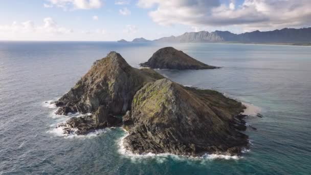 Malowniczy Krajobraz Przyrody Świeżym Powietrzu Podróży Przygodowych Nietknięta Natura Pacyfiku — Wideo stockowe