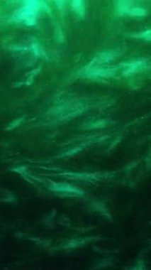 Dikey Ekran: Verimli Yeşil Girdap Dokuları Serene Atmosfer Oluştur, Sakinleştirici ve Sakinleştirici Video Sanatı Dikey Biçimlerde Mükemmel. 