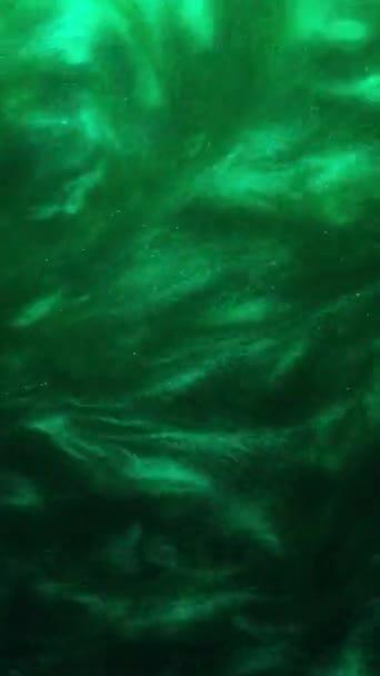 Ekran Pionowy Bujny Zielony Wirujące Tekstury Tworzenie Spokojnej Atmosfery Idealny — Wideo stockowe