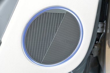 Yolcu vagonu kapısında hoparlör var.