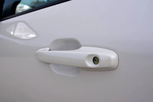 Handle Passenger Car Door — Stock Photo, Image