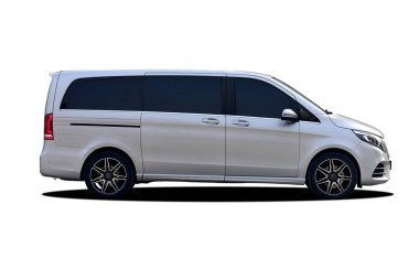 Large passenger van, side view