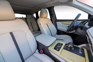 Front seats of a modern SUV