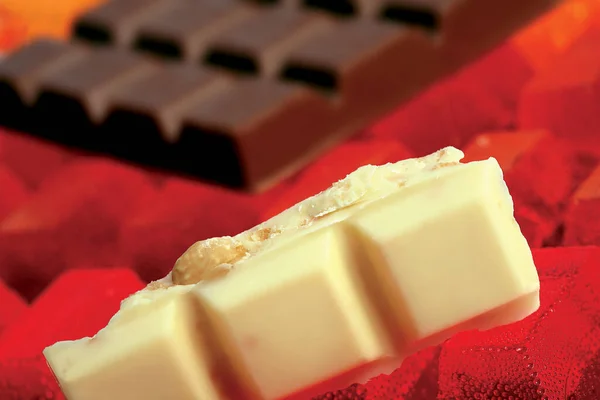 Foto Primer Plano Chocolate Dulces Tratados — Foto de Stock