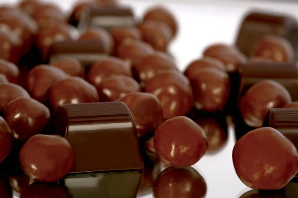 Пот Угощения Закуски Полные Шоколада Сахара — стоковое фото