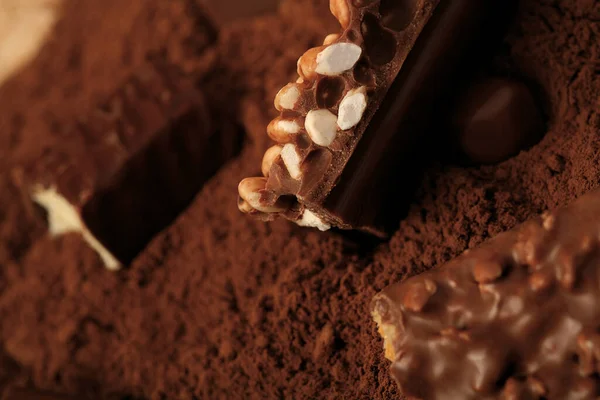 Schweiß Und Leckereien Snacks Voller Schokolade Und Zucker — Stockfoto