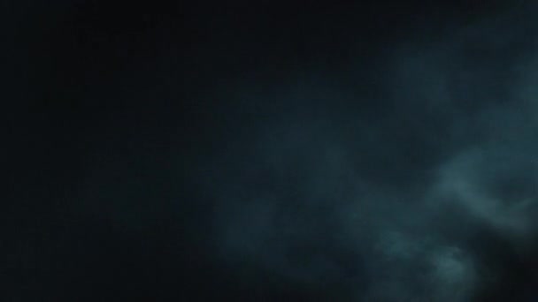 Atmosférický Kouř Prvek Vfx Zpomalení Mlhavé Pozadí Prach Oblak Kouře — Stock video