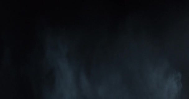 Atmosférický Kouř Prvek Vfx Zpomalení Mlhavé Pozadí Prach Oblak Kouře — Stock video