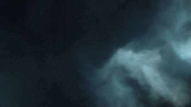 Fumo Atmosferico Rallentatore Sfondo Nocciolato Nuvola Fumo Turbinante Astratta Elemento — Video Stock