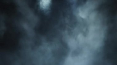 Hafif titreşimli 4K yavaş çekim atmosfer klipsi. Katmanlı VFX atmosferik gök gürültüsü flaş klipsi. 4K yüksek FPS atmosfer klipsi hareket eden flaş ışığı ile. Şiddetli bir fırtına bulutunun içinde. Toz, duman ve taş makinesi. Işık bacaları.