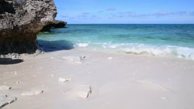 Güzel tropikal plaj sahne