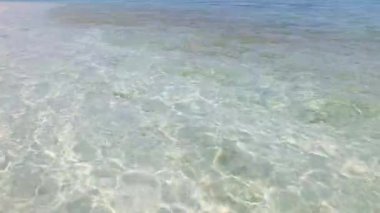 Güzel tropikal plaj sahne