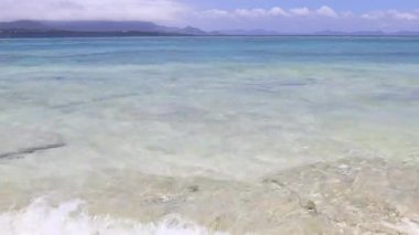 Güzel tropikal plaj sahne