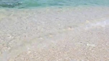 Güzel tropikal plaj sahne