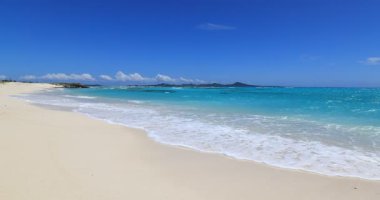 Güzel tropikal plaj sahne