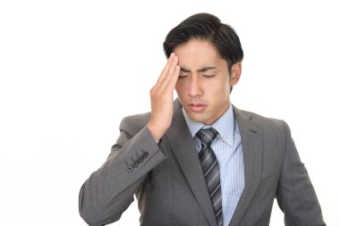 Sağlığı kötü olan bir adam.