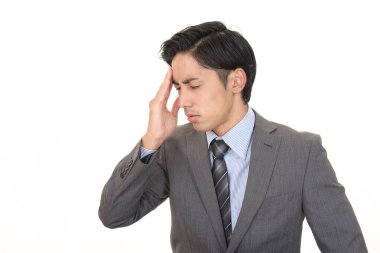 Sağlığı kötü olan bir adam.