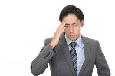 Sağlığı kötü olan bir adam.