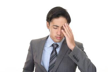 Sağlığı kötü olan bir adam.