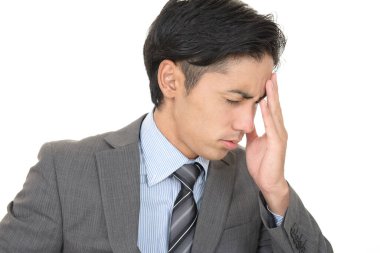 Sağlığı kötü olan bir adam.