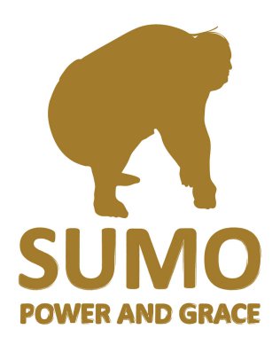 Sumo Güreşçi Silüetleri: Solo ve Rekabetçi Duruş