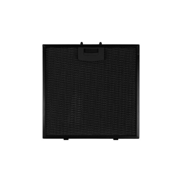 Filter mesh for kitchen hoods on a white background. new filter. grid color black.