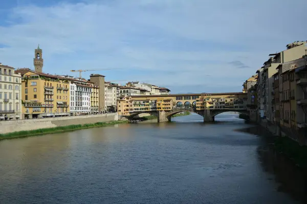 Ponte vecchio, Floransa, İtalya. Eski mimari