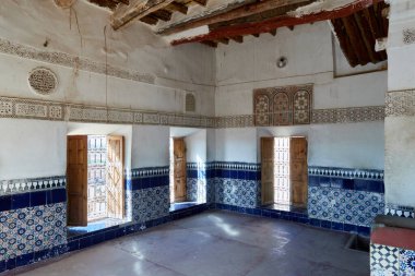 Ouarzazate, Fas 'taki Taourirt Kasbah' ın İçi