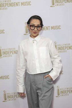 Valeryee Jimenez, 30 Temmuz 2025 'te Los Angeles' taki The Avalon, Hollywood 'da düzenlenen Hollywood Bağımsız Müzik Ödülleri' ne ulaştı..