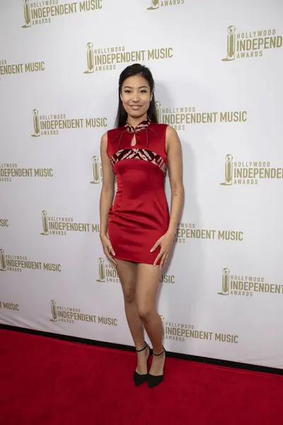 Leia Yan, 30 Temmuz 2025 'te Los Angeles' taki The Avalon, Hollywood 'da düzenlenen Hollywood Bağımsız Müzik Ödülleri' ne ulaştı..