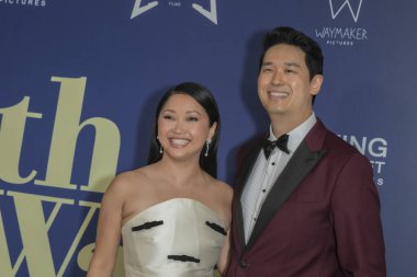 Lana Condor ve yapımcı Dan Mark, 23 Mayıs 2025 'te Los Angeles' taki Londra Batı Hollywood 'da yapılan 