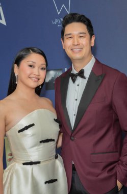 Lana Condor ve yapımcı Dan Mark, 23 Mayıs 2025 'te Los Angeles' taki Londra Batı Hollywood 'da yapılan 