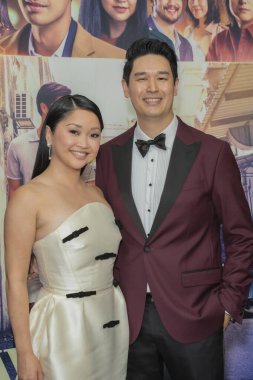 Lana Condor ve yapımcı Dan Mark, 23 Mayıs 2025 'te Los Angeles' taki Londra Batı Hollywood 'da yapılan 