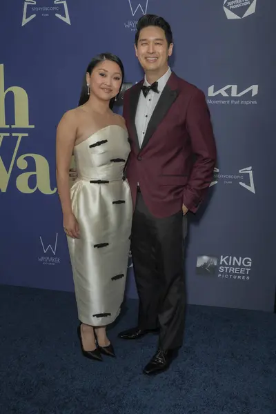 Lana Condor ve yapımcı Dan Mark, 23 Mayıs 2025 'te Los Angeles' taki Londra Batı Hollywood 'da yapılan 