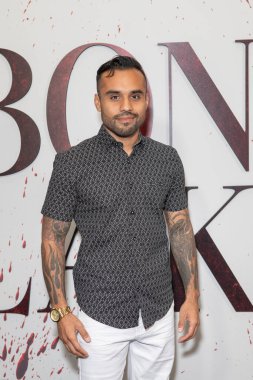 Hansel Aquino, 30 Eylül 2025 'te Los Angeles, Kaliforniya' da Carondelet House 'da Bone Lake' in özel gösterimine katılır..