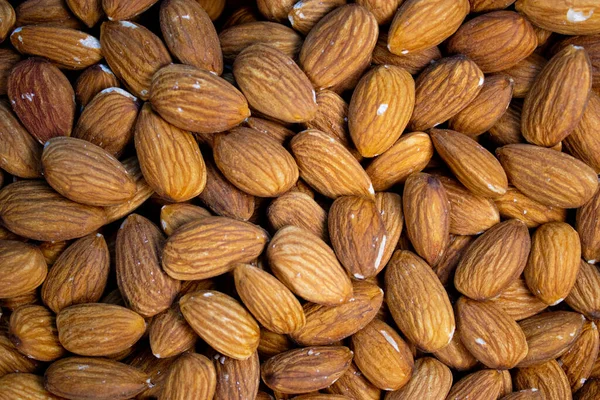 Badem 'in yakın plan besin değeri yüksek çerez