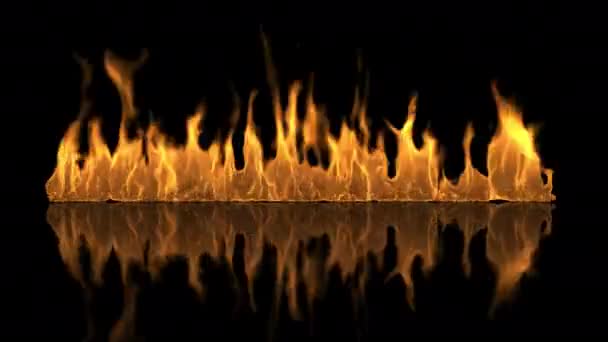 Куб Котором Движется Струя Дыма Огонь Пламя Взрывы Дым Дым — стоковое видео