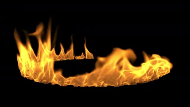 Api Api Meledak Asap Asap Dan Membakar Transisi Video — Stok Video