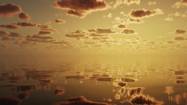 구름의 아름다운 구름을 열려있는 — 비디오