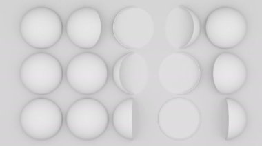 Beyaz doku arkaplan topları hareket ediyor.