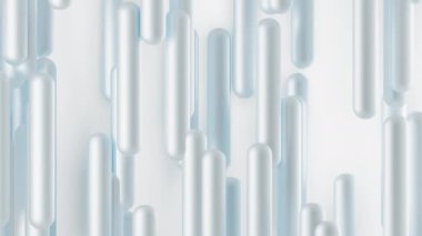 Beyaz parçacıklar, beyaz arkaplanda hareket eden şekiller.