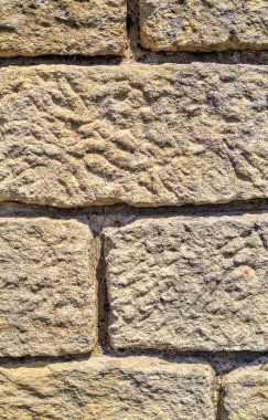 Renkli taş duvar arkaplanı yakın görünüm