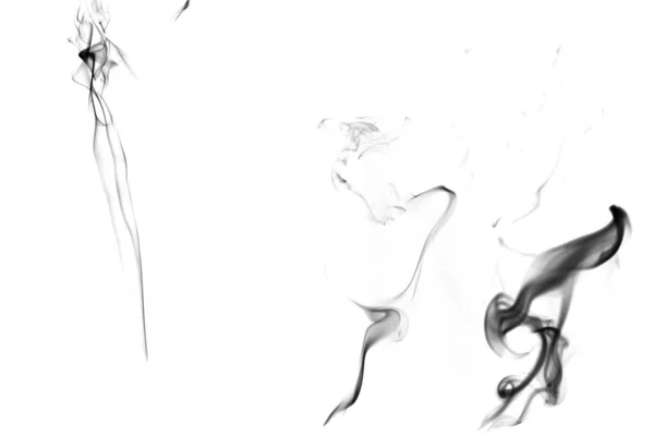 Парова Лінія Чорний Дим Розмитий Абстрактний Туман Або Хмара Парового — стокове фото