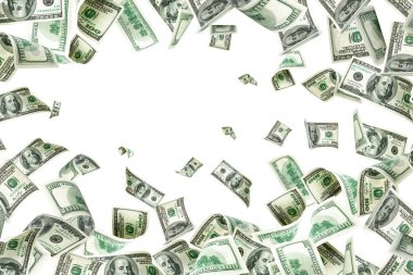 Para düşüyor. Amerikan parası. Washington Amerikan parası, Amerikan geçmişi.