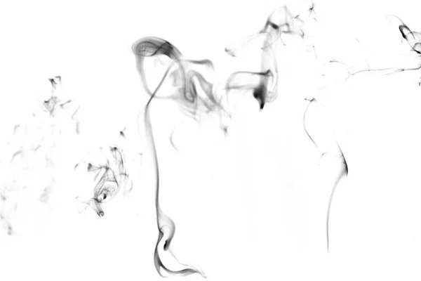 Odizolowana Para Chmura Mgły Parowej Abstrakcyjna Mgła Lub Czarny Dym — Zdjęcie stockowe