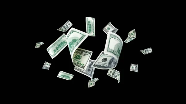 stock image Money falling. American money. Washington American cash, usd background